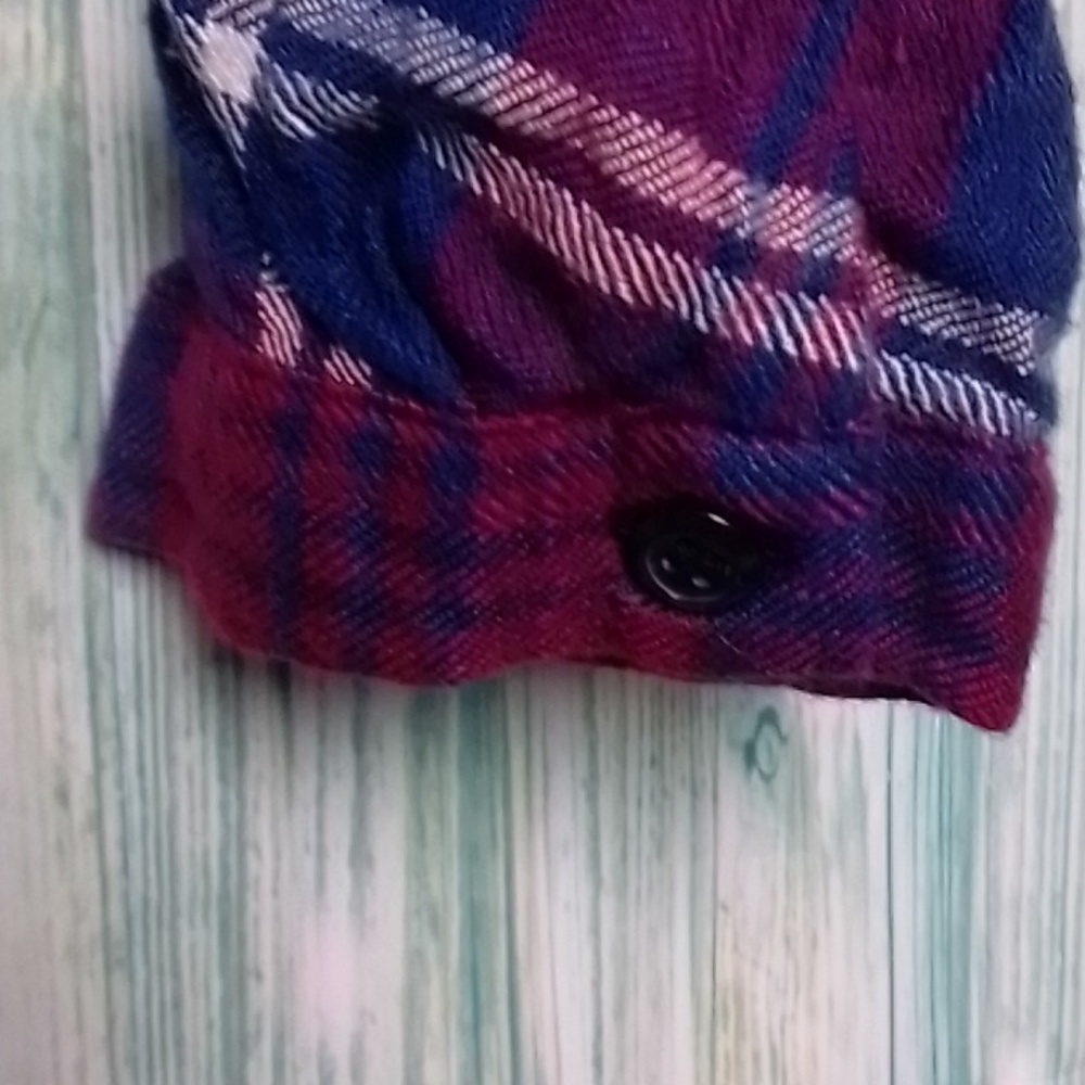 Rails NWOT Plaid Cropped Button Down XS - Picture 5 of 11